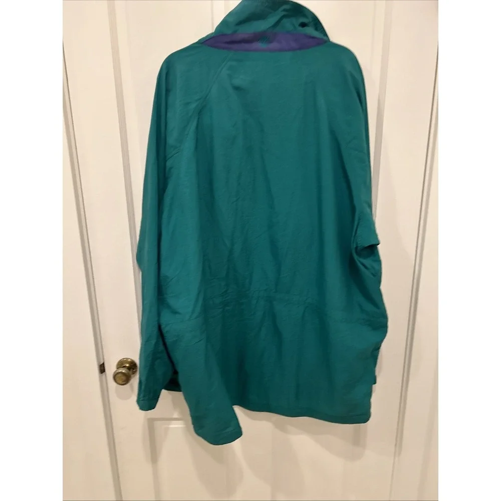 Retro Timberland Weathergear Mens XL Coat‎ Green Full Zip Lightweight Jacket